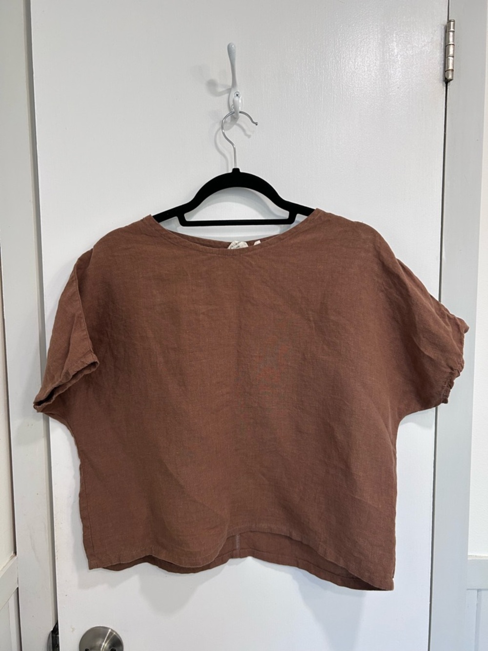 Peplum Co Linen Tee